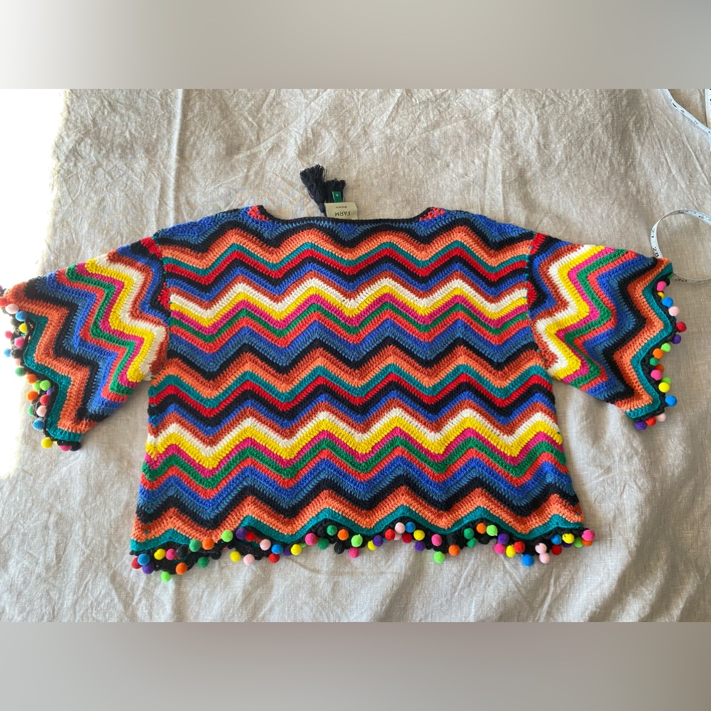 FARM Rio Multicolor Chevron Sweater - Picture 11 of 12